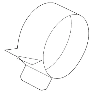 Filler Hose Clamp - Mazda (EG21-42-239)
