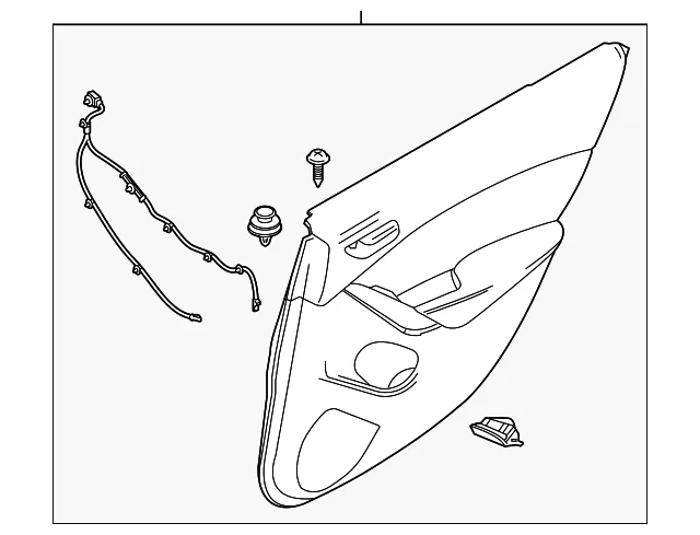 Door Trim Panel - Mazda (GBFN-68-550-2A)