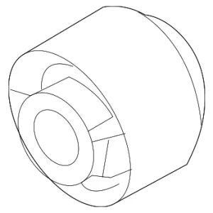 Upper Control Arm Outer Bushing - Mazda (GHP9-28-480)