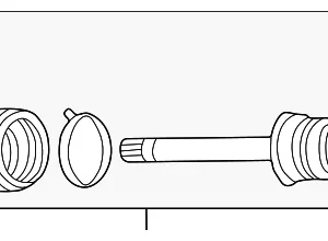 Outer Joint Assembly - Mazda (FA50-22-610A)