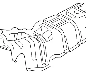 Center Shield - Mazda (BCJM-56-452B)