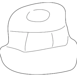 Engine Cross-Member Insulator - Mazda (B455-39-820)
