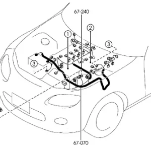 Engine Harness - Mazda (NE55-67-070F)