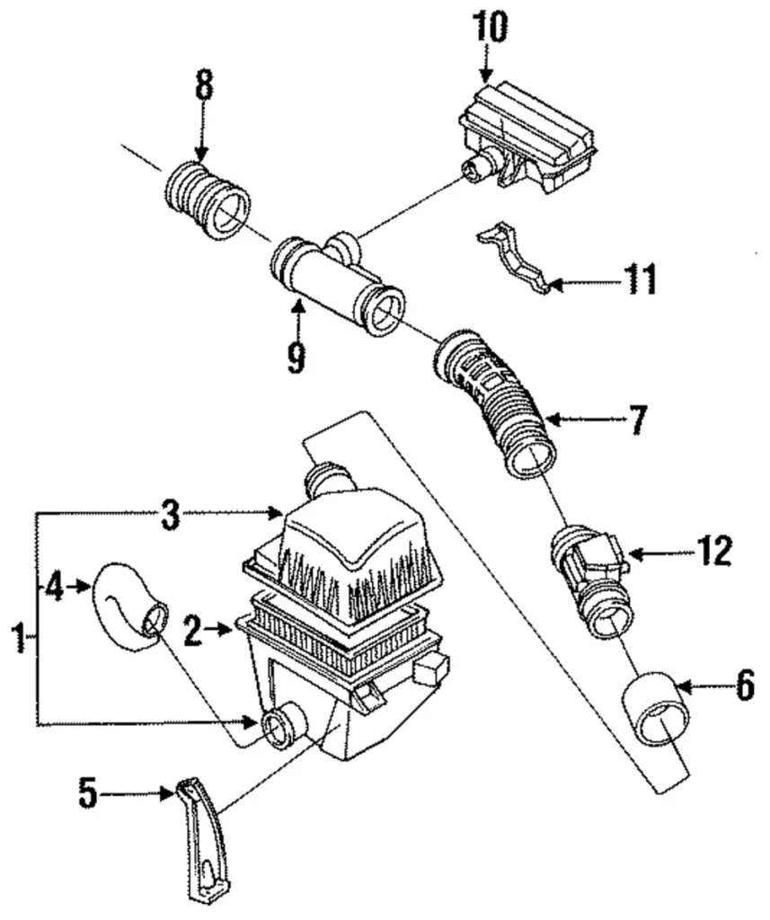 Mass Air Flow Sensor - Mazda (G601-13-215R-0A)