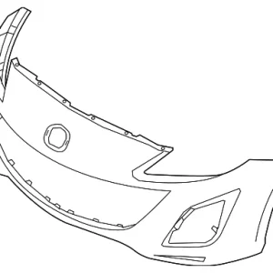 Bumper Cover - Mazda (BBN6-50-031E-BB)