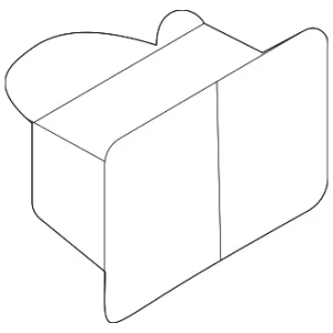 Rocker Molding Rear Clip - Mazda (BDGF-51-SJ3)