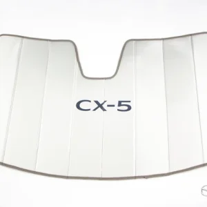 Windshield Sunscreen - Silver With Mazda Logo - Mazda (0000-8M-R02A)