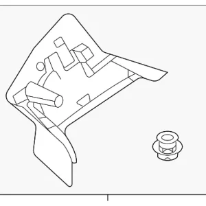 Rear Trim - Mazda (VA40-68-280-75)