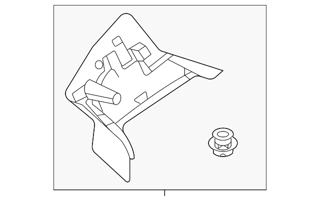 Rear Trim - Mazda (VA40-68-280-75)