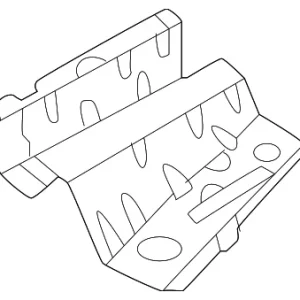 Rear Floor Pan Rear Bracket - Mazda (VC85-53-760A)
