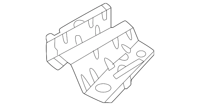 Rear Floor Pan Rear Bracket - Mazda (VC85-53-760A)