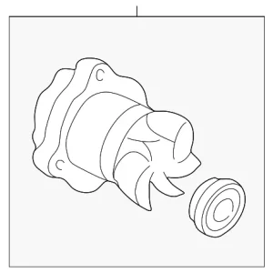 Water Pump Assembly - Mazda (ZZC0-15-100)