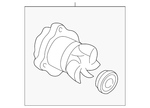 Water Pump Assembly - Mazda (ZZC0-15-100)