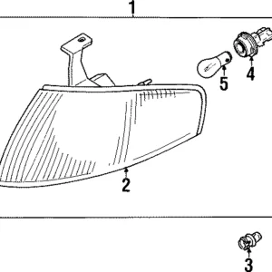 Lens & Housing - Mazda (BG1N-51-06XB)