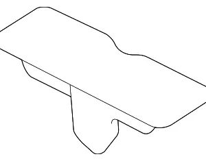 Lift Gate Glass Pin - Mazda (GK2E-63-938E)