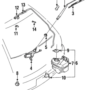 Wiper Arm - Mazda (B467-67-421)