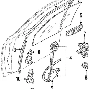 Window Motor - Mazda (B094-59-580)