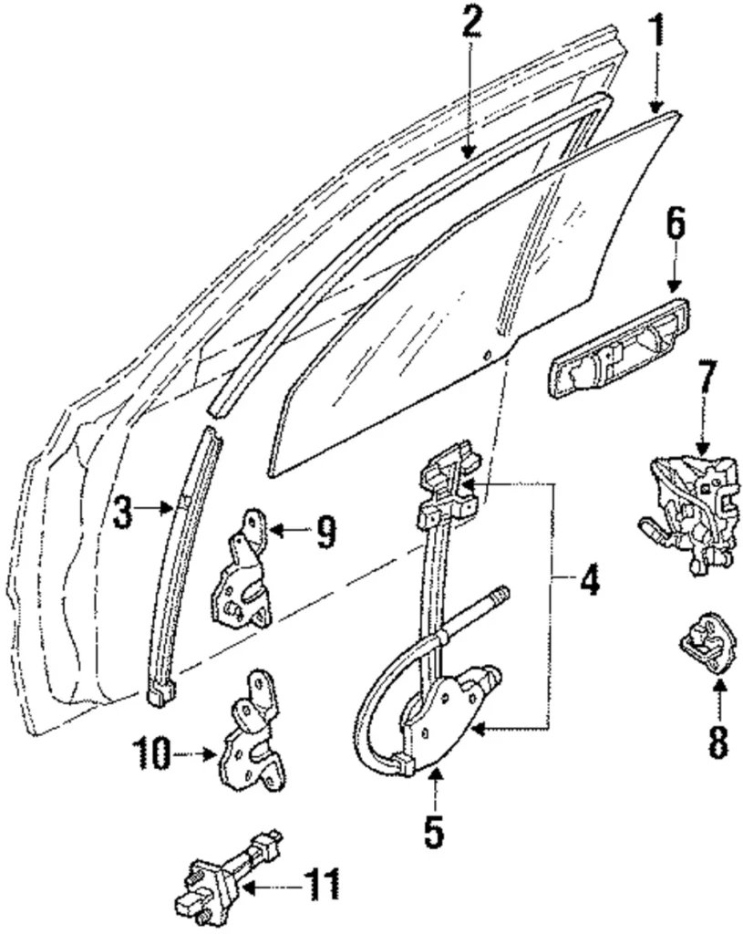 Window Motor - Mazda (B094-59-580)