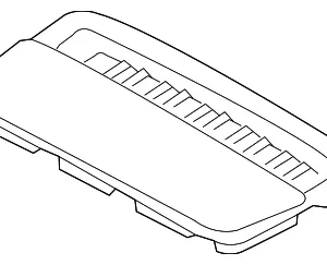Speaker Grille - Mazda (KB7W-55-530-02)