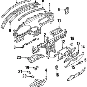 Stiffener - Mazda (GA2A-60-388A)
