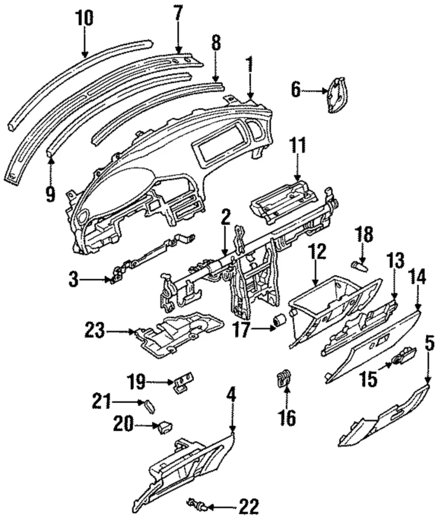 Stiffener - Mazda (GA2A-60-388A)