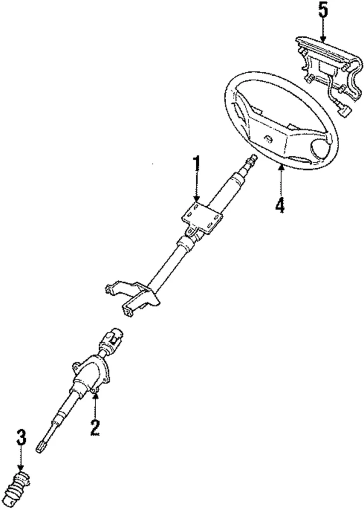 Steering Column - Mazda (NA75-32-100A)