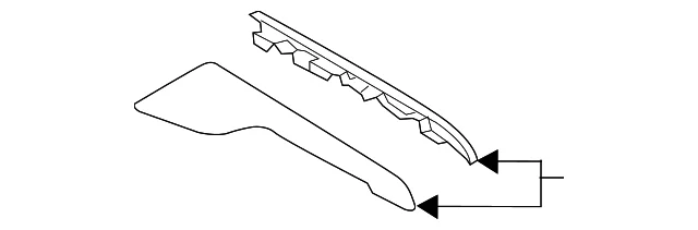 Trim Pad - Mazda (K128-64-48XE-02)