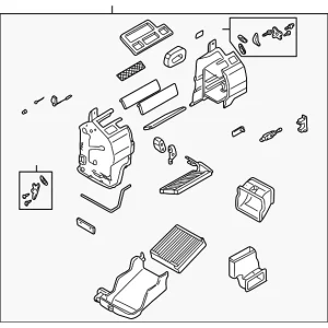 AC & Heater Assembly - Mazda (LD47-61-130)