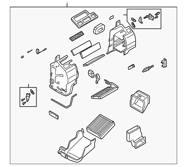 AC & Heater Assembly - Mazda (LD47-61-130)