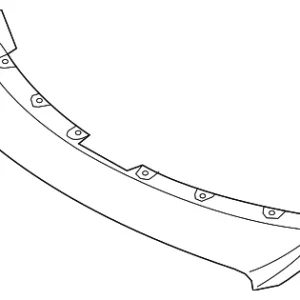 Upper Molding - Mazda (TK21-50-711A-12)