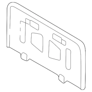 License Mount - Mazda (C104-50-171B)