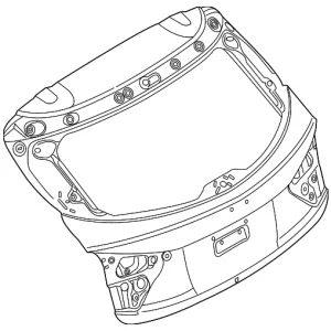 Lift Gate - Mazda (BHY0-62-02XB)