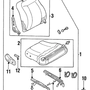 Recline Cover - Mazda (BR70-88-177B-32)