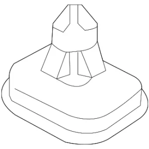 Lift Gate Glass Stud - Mazda (GR4B-63-938)