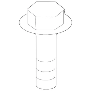 Thermostat Cover Bolt - Mazda (9979-40-825)