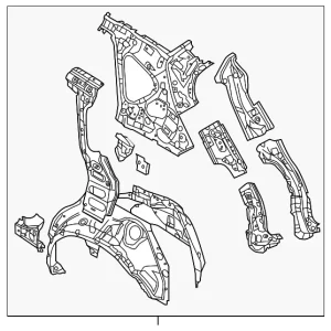 Panel(L) Rear Pillar - Mazda (KDY3-71-11X)