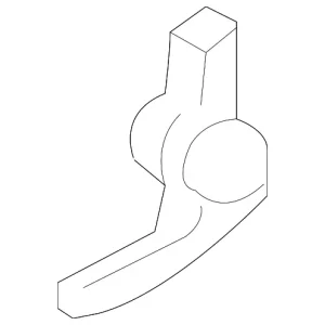 Handle, Inside - Mazda (GJ6A-58-330E)