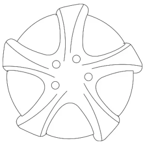 Wheel, Alloy - Mazda (9965-35-7070)