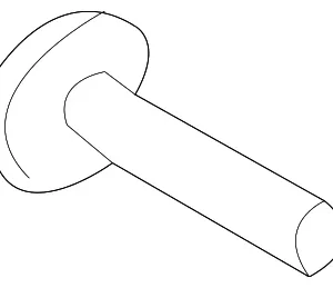 Seat Back Assembly Rivet - Mazda (GAC8-88-064)