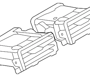 Air Vent Grille - Mazda (BHN1-64-91X-02)
