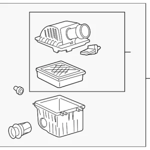 Air Cleaner Assembly - Mazda (1F82-13-320)