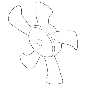 Fan Blade - Mazda (FS1H-15-140)
