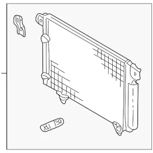 Condenser Assembly - Mazda (LE47-61-480B)