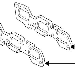 Exhaust Manifold Gasket - Mazda (AJ79-13-460)