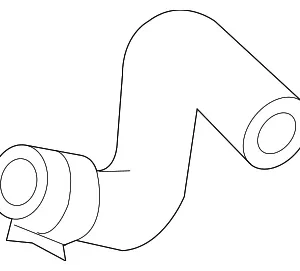 Engine Coolant Hose - Mazda (L33X-13-536A)