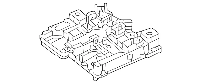 Relay & Fuse Plt - Mazda (KR9R-67-S99B)