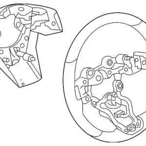 Steering Wheel - Mazda (KBG8-32-98XA-02)