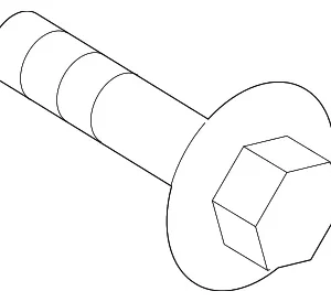Fender Mtg Bkt Bolt - Mazda (9YA0-20-695)