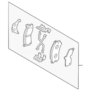 Brake Pads Rear - Mazda (GGYB-26-48Z)