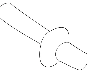 Spoiler Assembly Fastener - Mazda (9025-83-208)